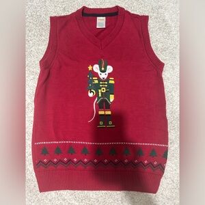 Gymboree Red Nutcracker Sweater Vest
